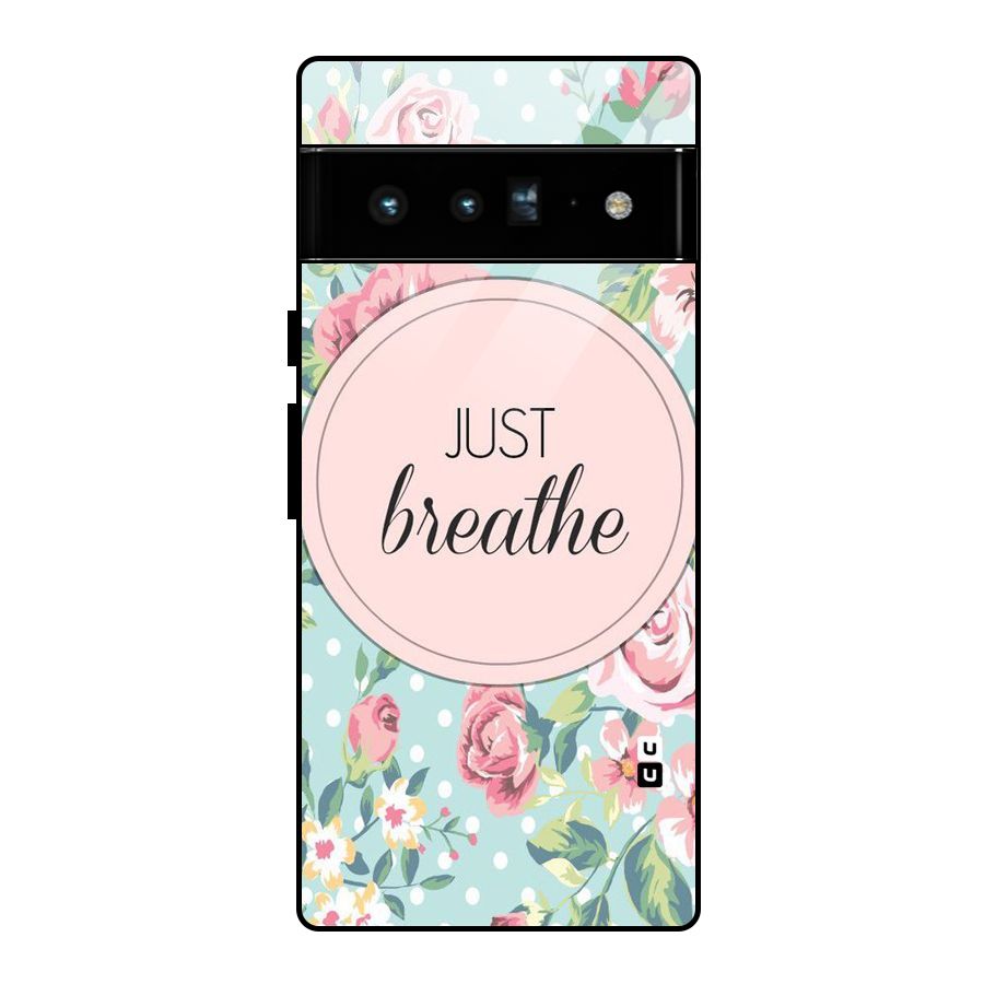 Floral Bloom Glass Back Case for Google Pixel 6 Pro
