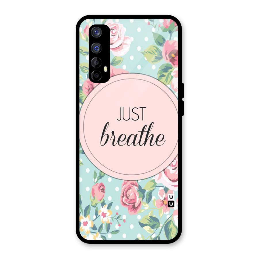 Floral Bloom Glass Back Case for Realme Narzo 20 Pro
