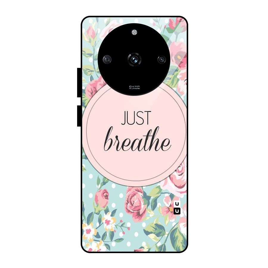 Floral Bloom Glass Back Case for Realme Narzo 60 5G