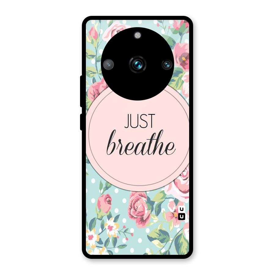 Floral Bloom Glass Back Case for Realme Narzo 60 Pro