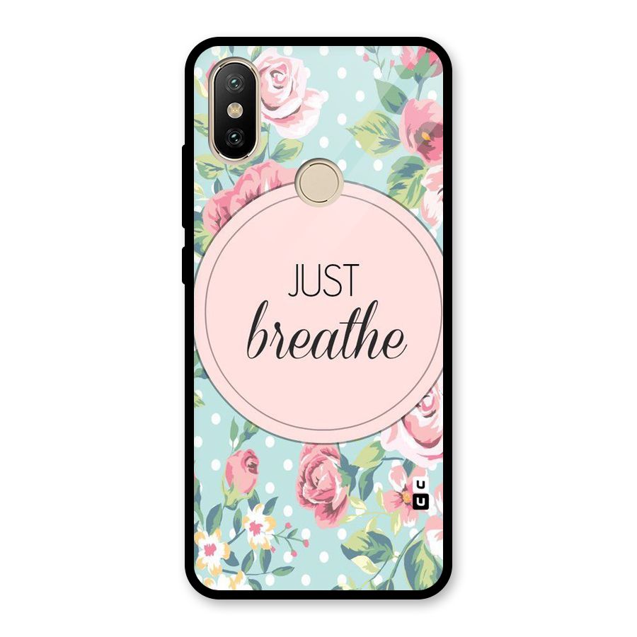 Floral Bloom Glass Back Case for Redmi A2
