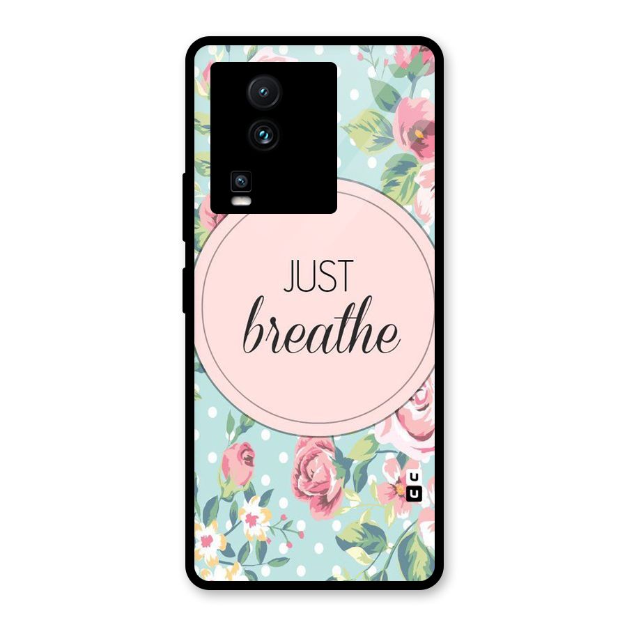 Floral Bloom Glass Back Case for Vivo iQOO Neo 7