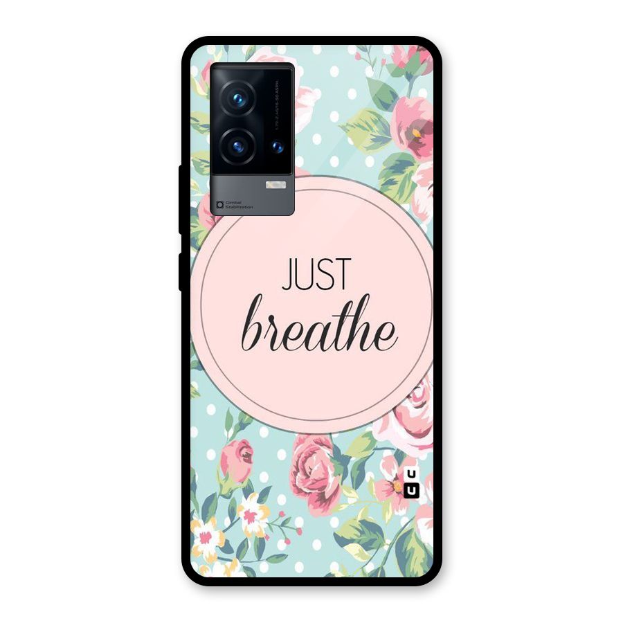 Floral Bloom Glass Back Case for iQOO 9 5G
