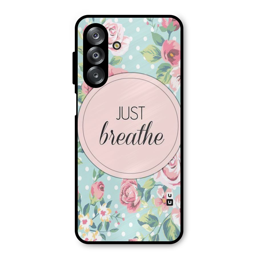 Floral Bloom Metal Back Case for Galaxy A26