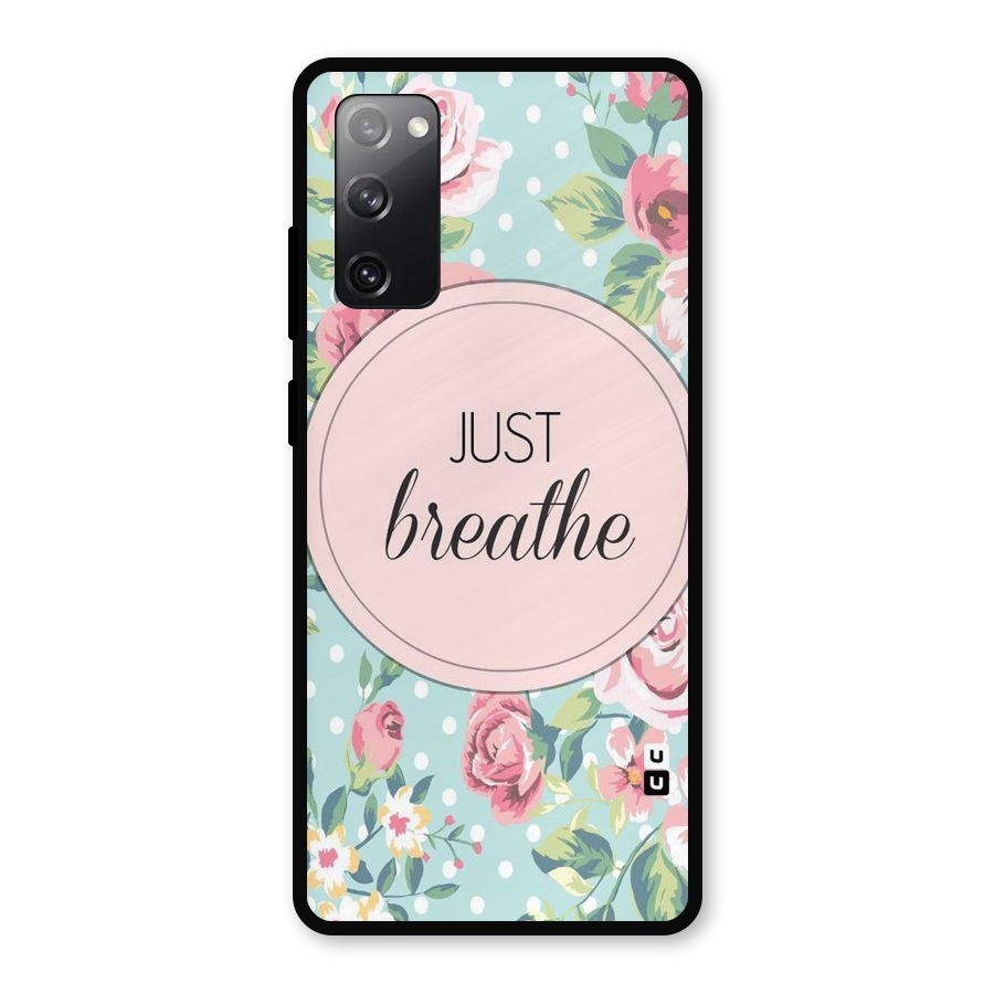 Floral Bloom Metal Back Case for Galaxy S20 FE 5G