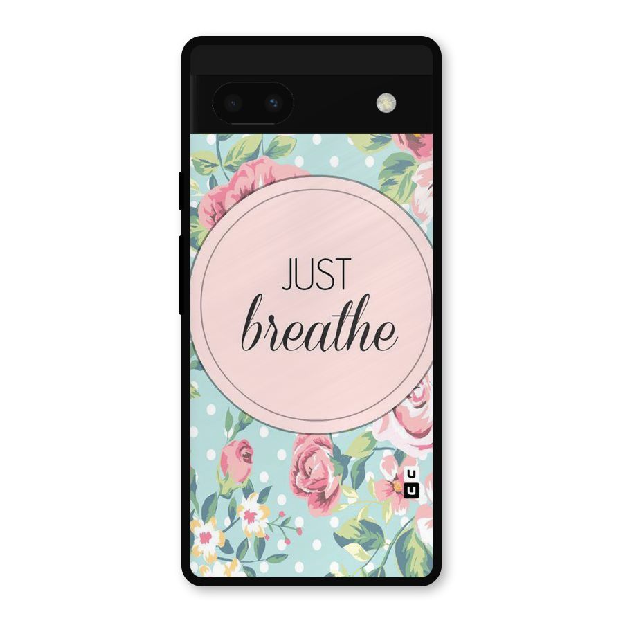 Floral Bloom Metal Back Case for Google Pixel 6a