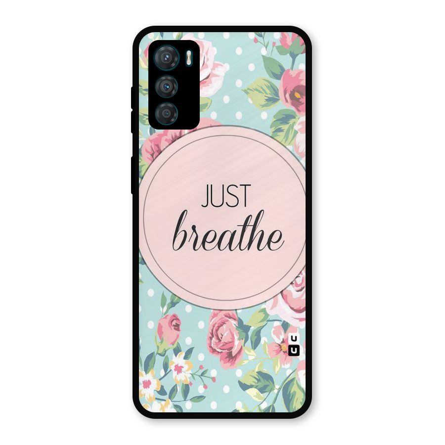 Floral Bloom Metal Back Case for Moto G42