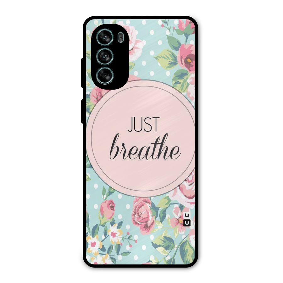 Floral Bloom Metal Back Case for Moto G62