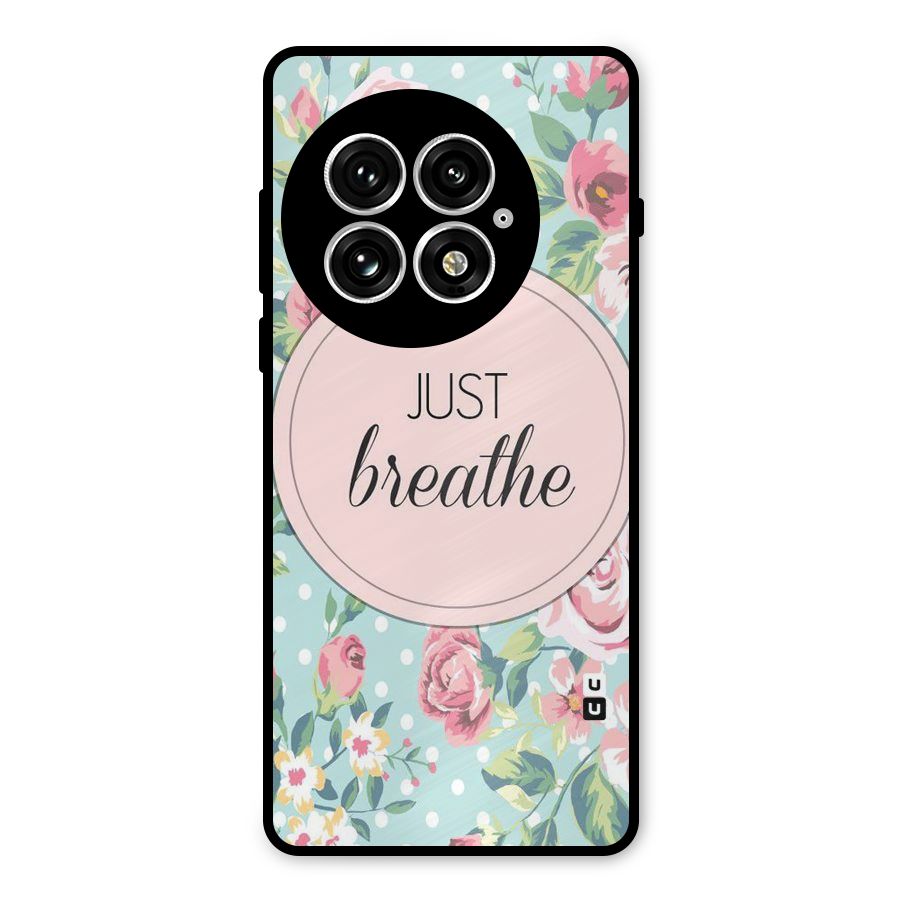 Floral Bloom Metal Back Case for OnePlus 13