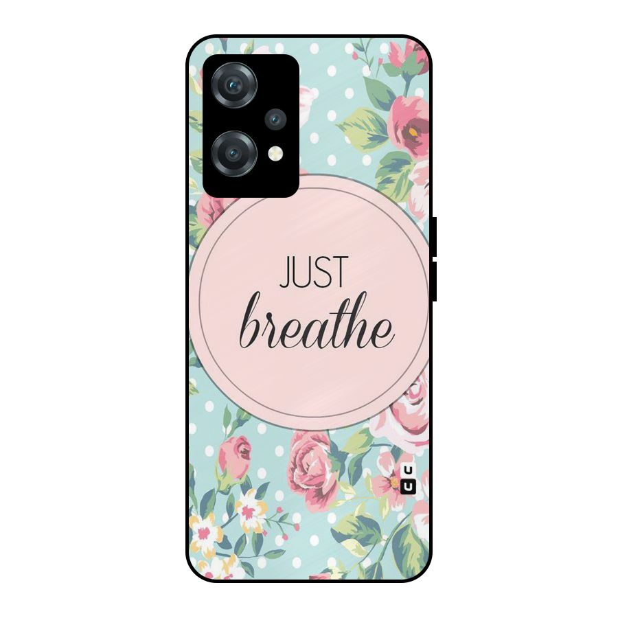 Floral Bloom Metal Back Case for OnePlus Nord CE 2 Lite 5G