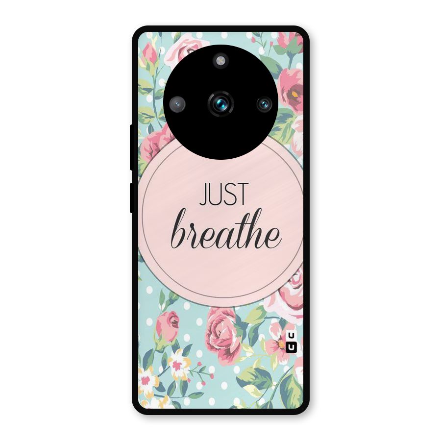 Floral Bloom Metal Back Case for Realme Narzo 60 Pro