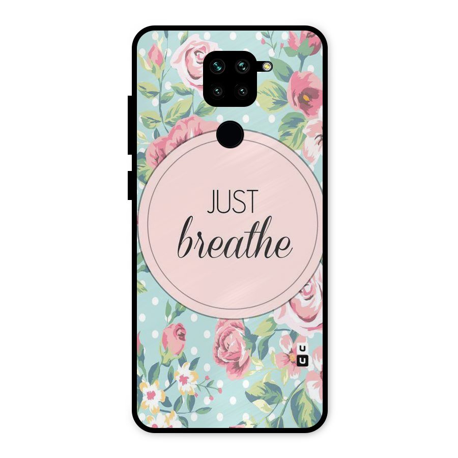 Floral Bloom Metal Back Case for Redmi Note 9