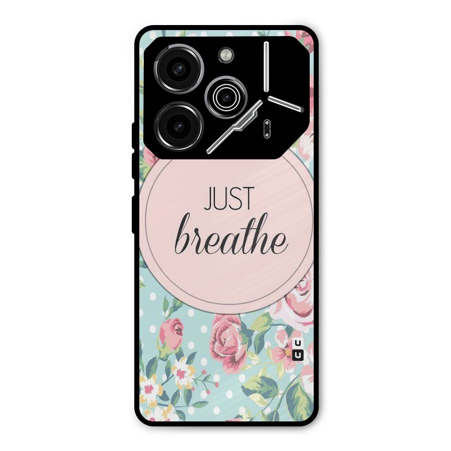Floral Bloom Metal Back Case for Tecno Pova 6 Pro