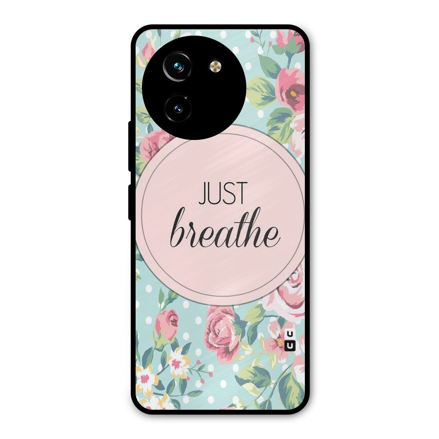 Floral Bloom Metal Back Case for Vivo T3x