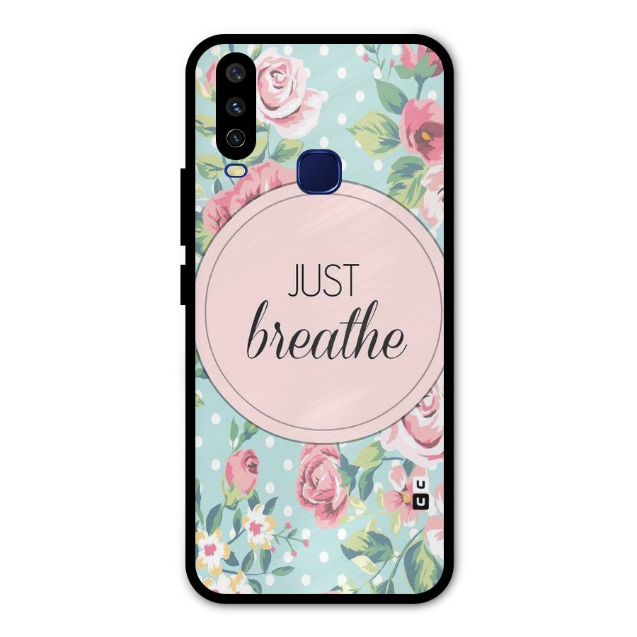 Floral Bloom Metal Back Case for Vivo V17