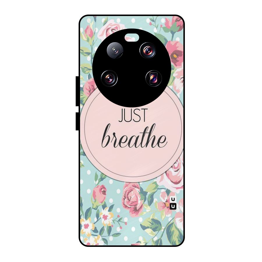 Floral Bloom Metal Back Case for Xiaomi 13 Ultra