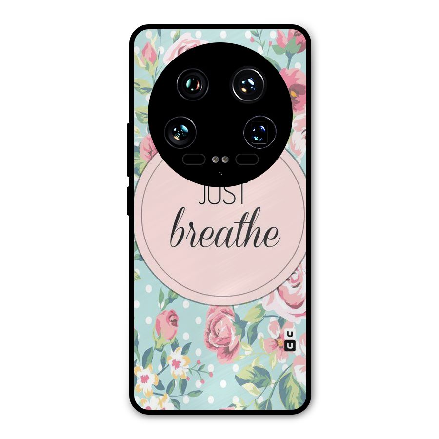Floral Bloom Metal Back Case for Xiaomi 14 Ultra