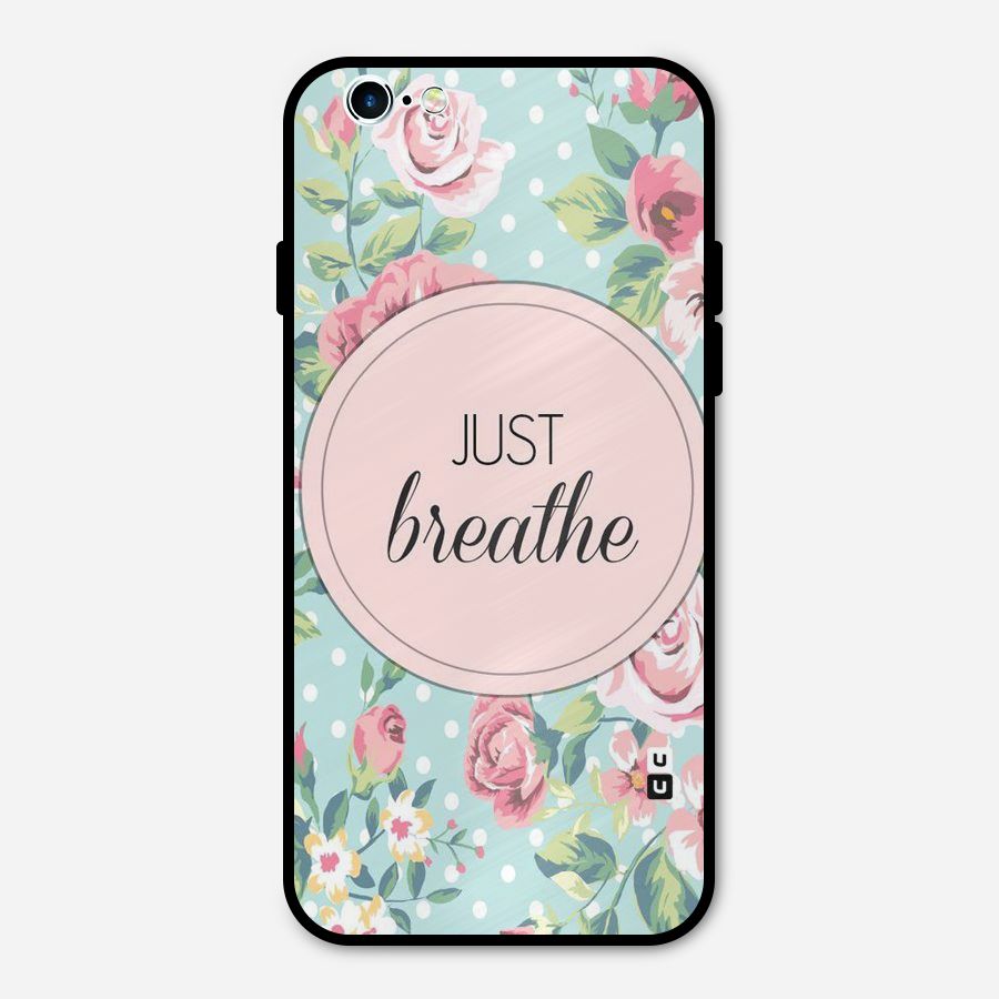 Floral Bloom Metal Back Case for iPhone 6 6s