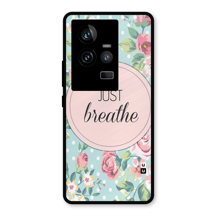Floral Bloom Metal Back Case for iQOO 11 5G
