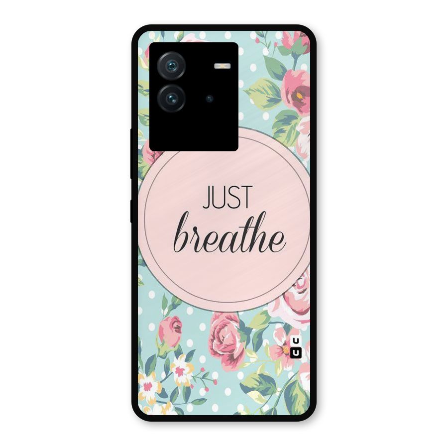 Floral Bloom Metal Back Case for iQOO Neo 6 5G