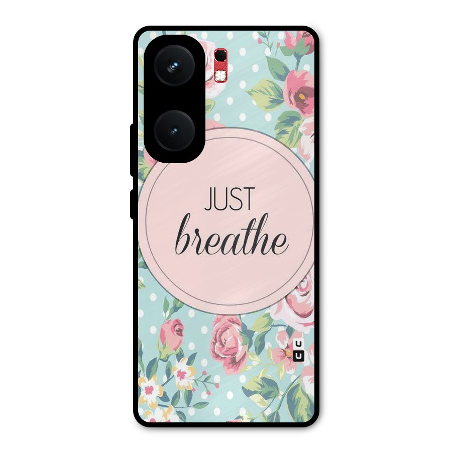 Floral Bloom Metal Back Case for iQOO Neo 9 Pro