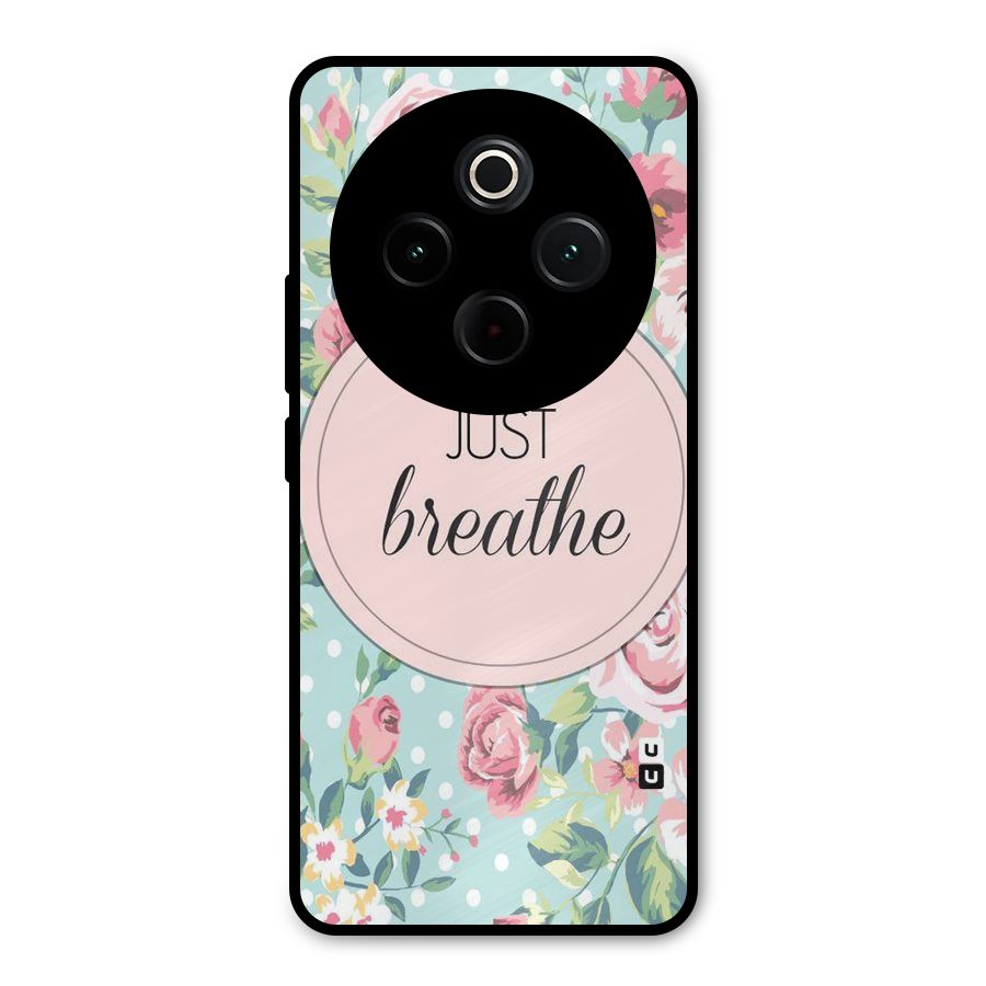 Floral Bloom Metal Back Case for iQOO Z10