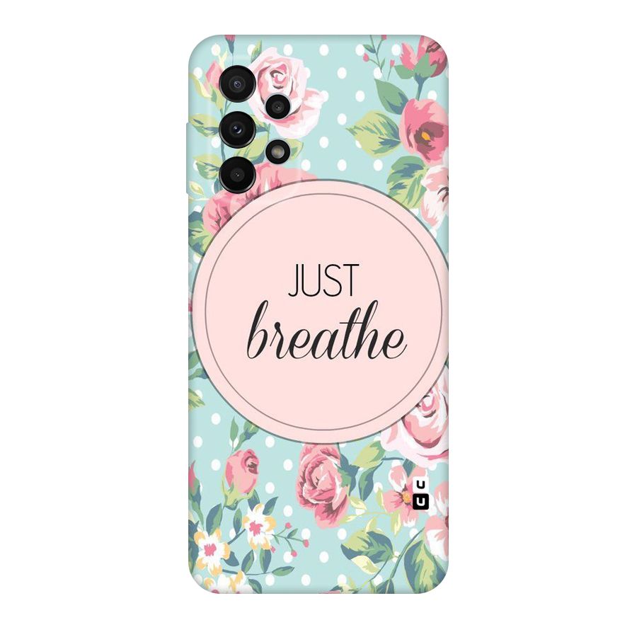 Floral Bloom Original Polycarbonate Back Case for Galaxy A23