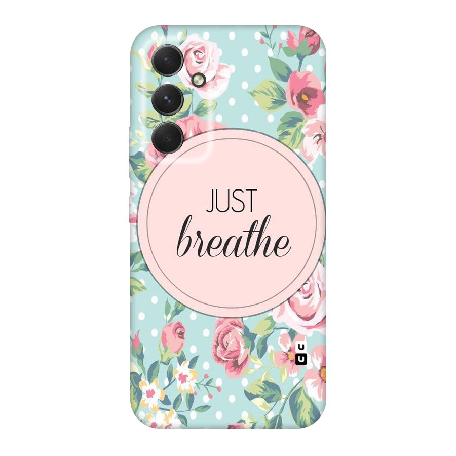 Floral Bloom Original Polycarbonate Back Case for Galaxy A54