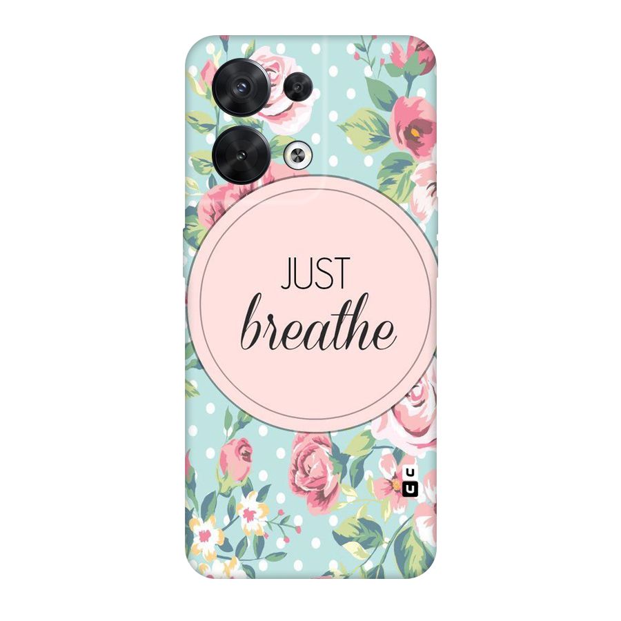 Floral Bloom Original Polycarbonate Back Case for Oppo Reno8 5G