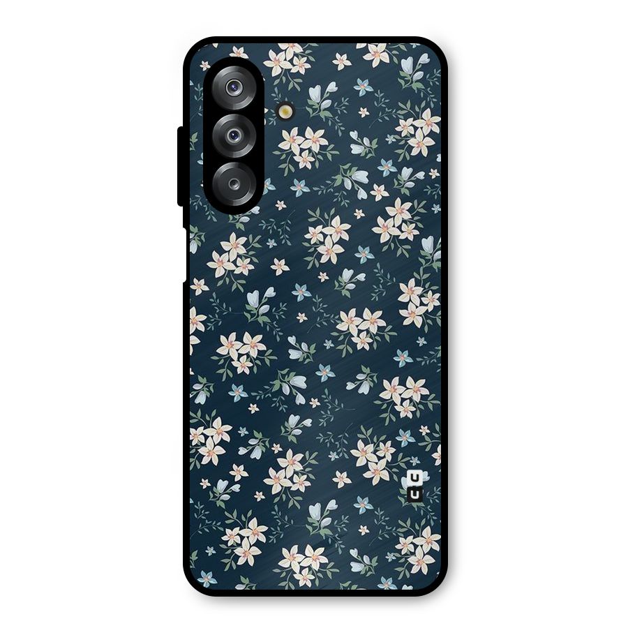 Floral Blue Bloom Metal Back Case for Galaxy A26