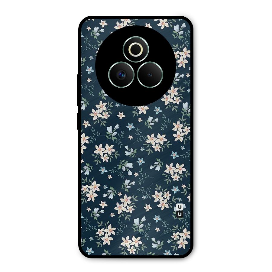 Floral Blue Bloom Metal Back Case for Realme P3 Pro