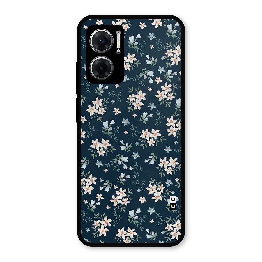 Floral Blue Bloom Metal Back Case for Redmi 11 Prime 5G