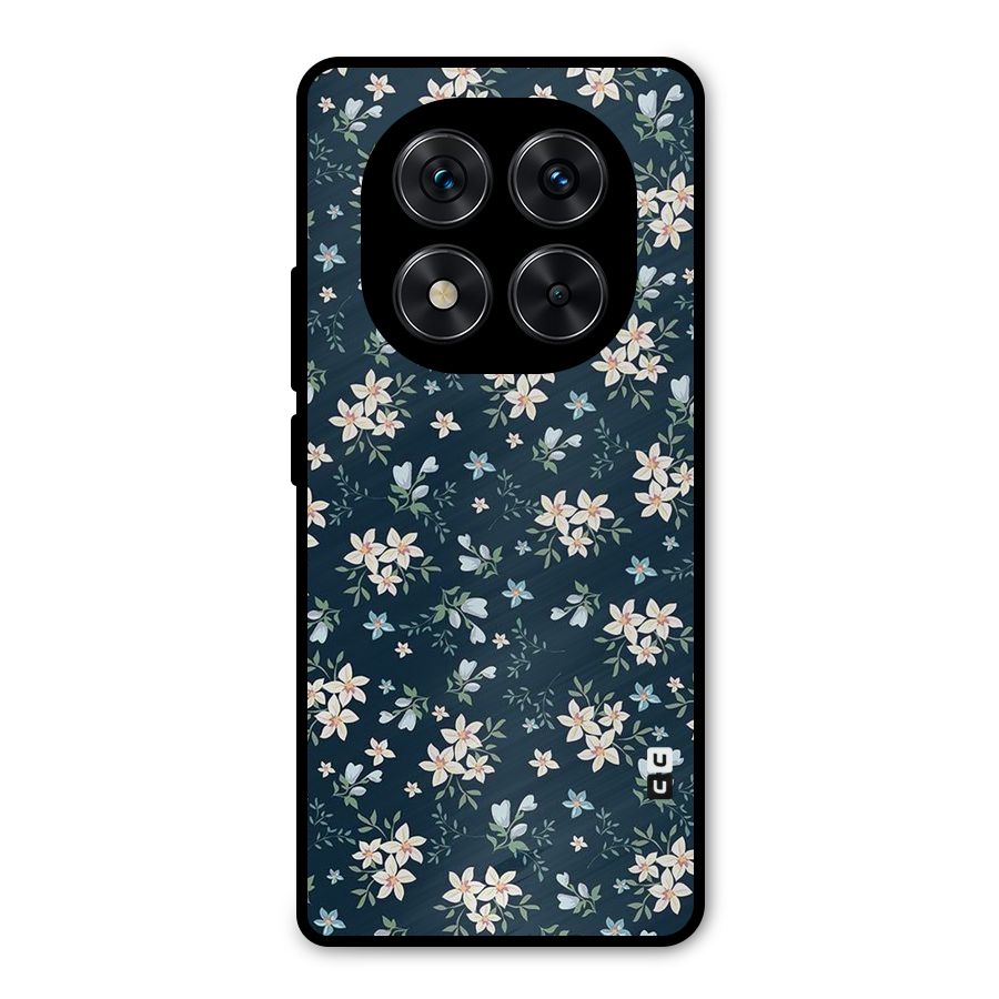 Floral Blue Bloom Metal Back Case for Redmi Note 14 Pro 5G