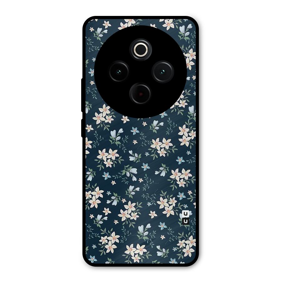 Floral Blue Bloom Metal Back Case for iQOO Z10