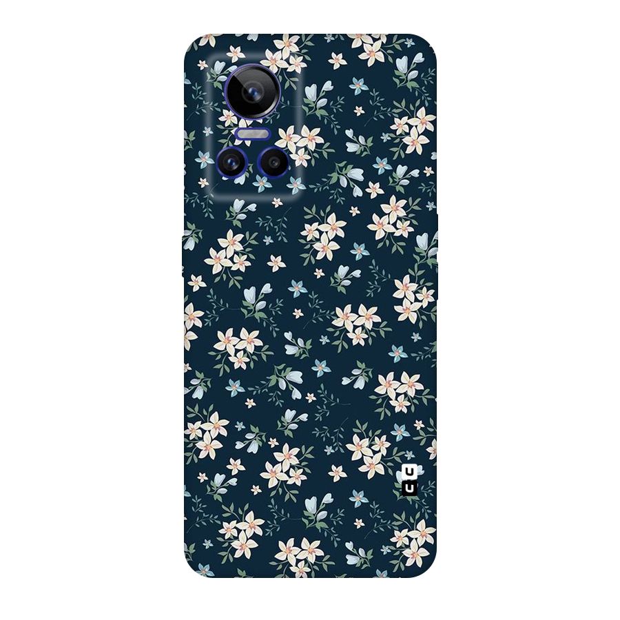 Floral Blue Bloom Original Polycarbonate Back Case for Realme GT Neo 3
