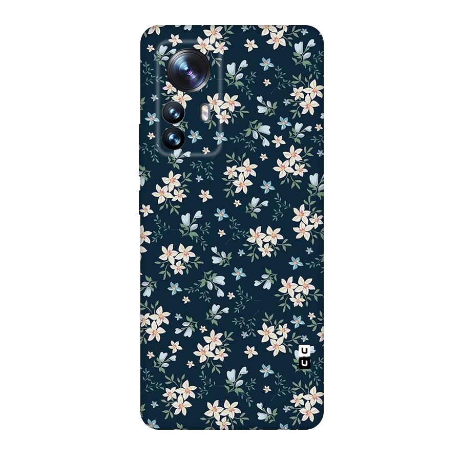 Floral Blue Bloom Original Polycarbonate Back Case for Xiaomi 12 Pro
