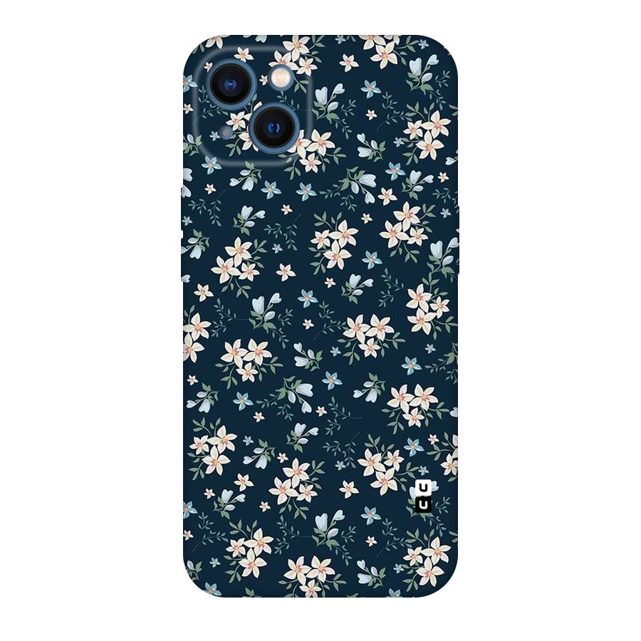 Floral Blue Bloom Original Polycarbonate Back Case for iPhone 13
