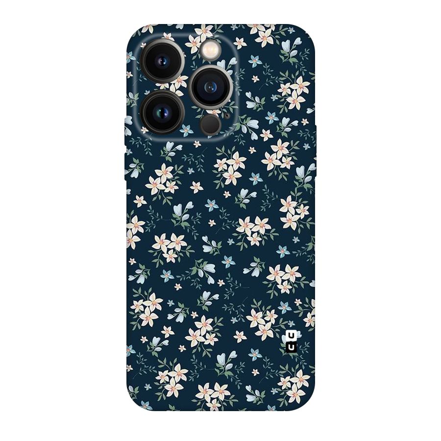 Floral Blue Bloom Original Polycarbonate Back Case for iPhone 14 Pro