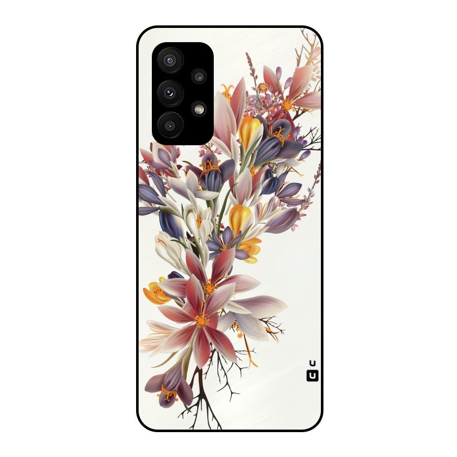 Floral Bouquet Metal Back Case for Galaxy A23