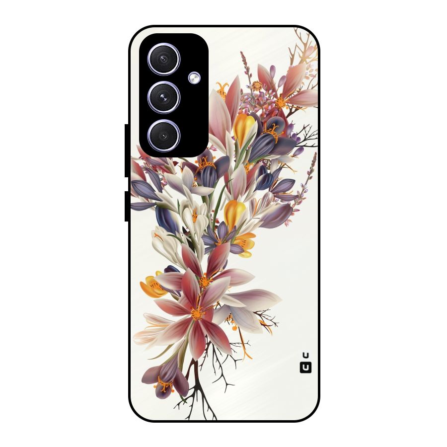 Floral Bouquet Metal Back Case for Galaxy A54