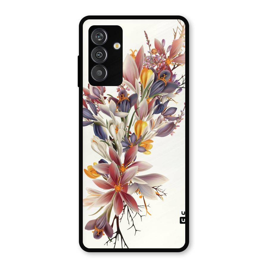 Floral Bouquet Metal Back Case for Galaxy F13