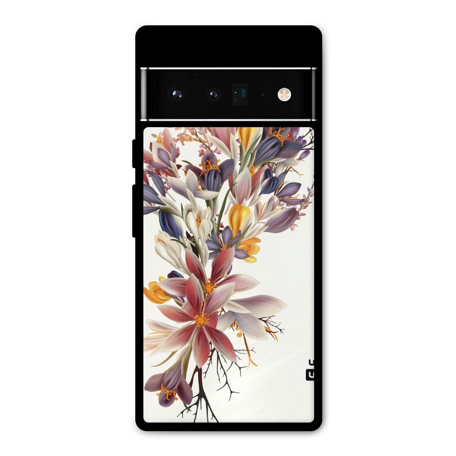 Floral Bouquet Metal Back Case for Google Pixel 6 Pro