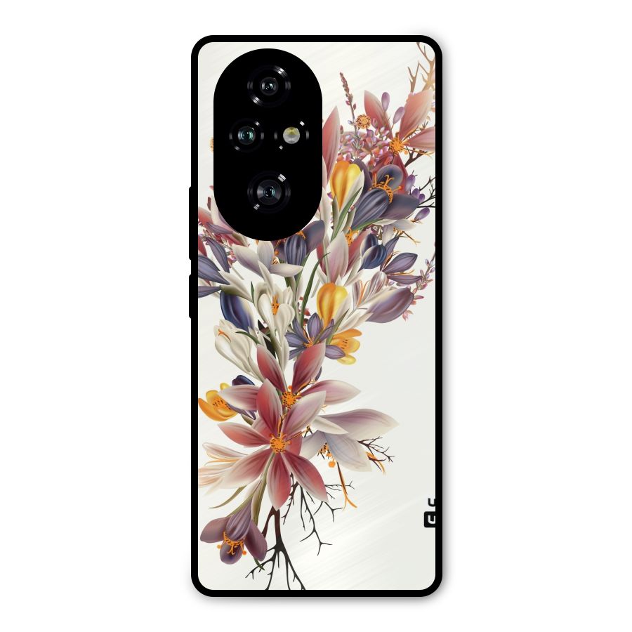 Floral Bouquet Metal Back Case for Honor 200 Pro
