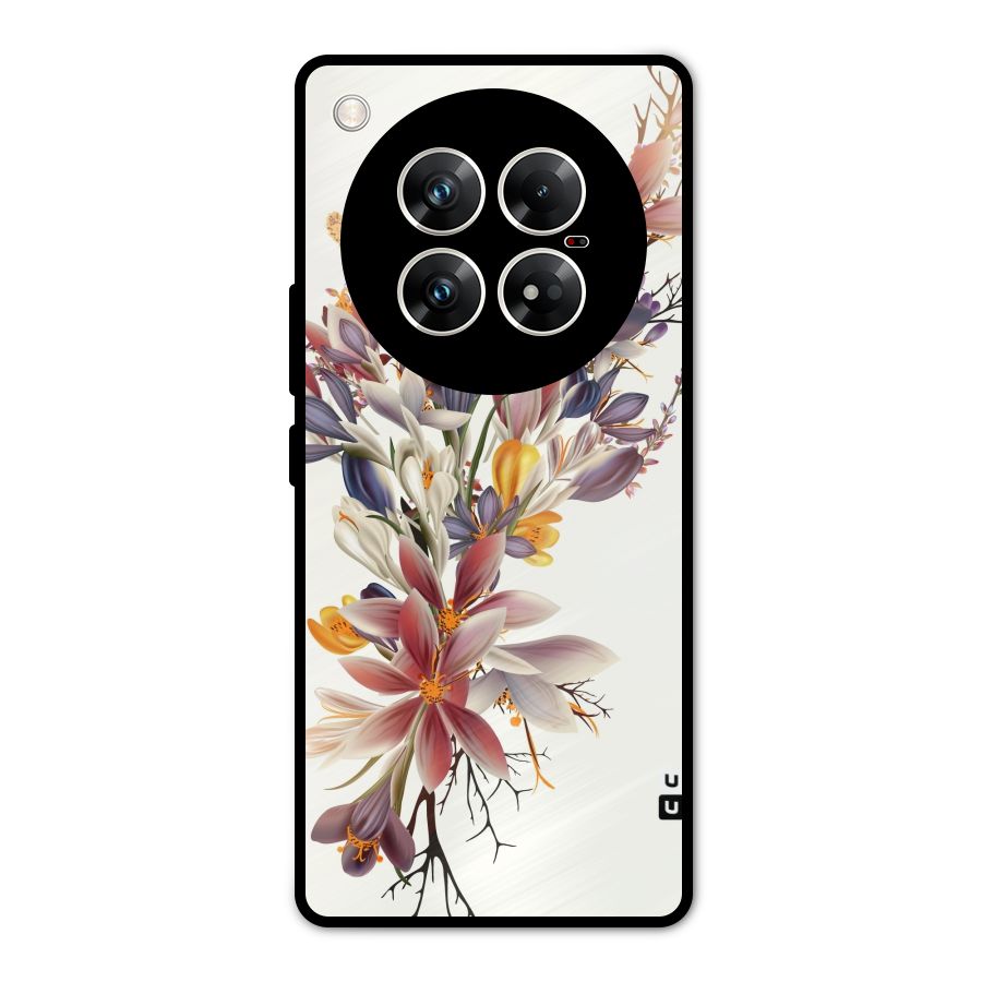 Floral Bouquet Metal Back Case for Infinix Zero 40 5G