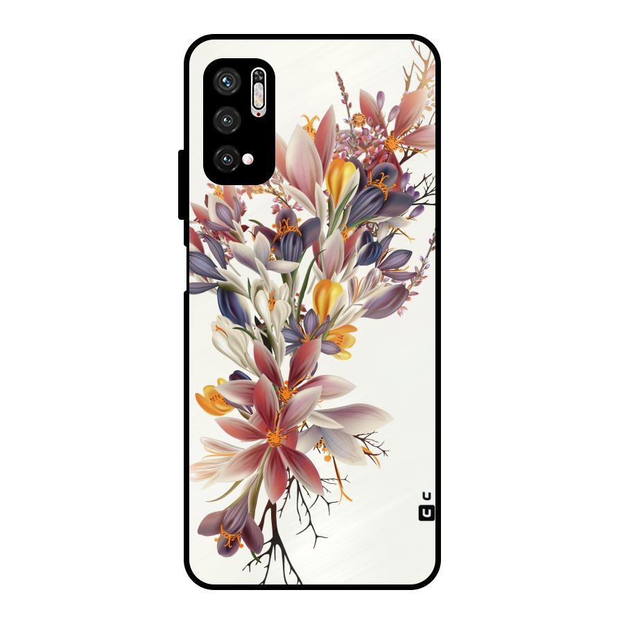 Floral Bouquet Metal Back Case for Poco M3 Pro 5G