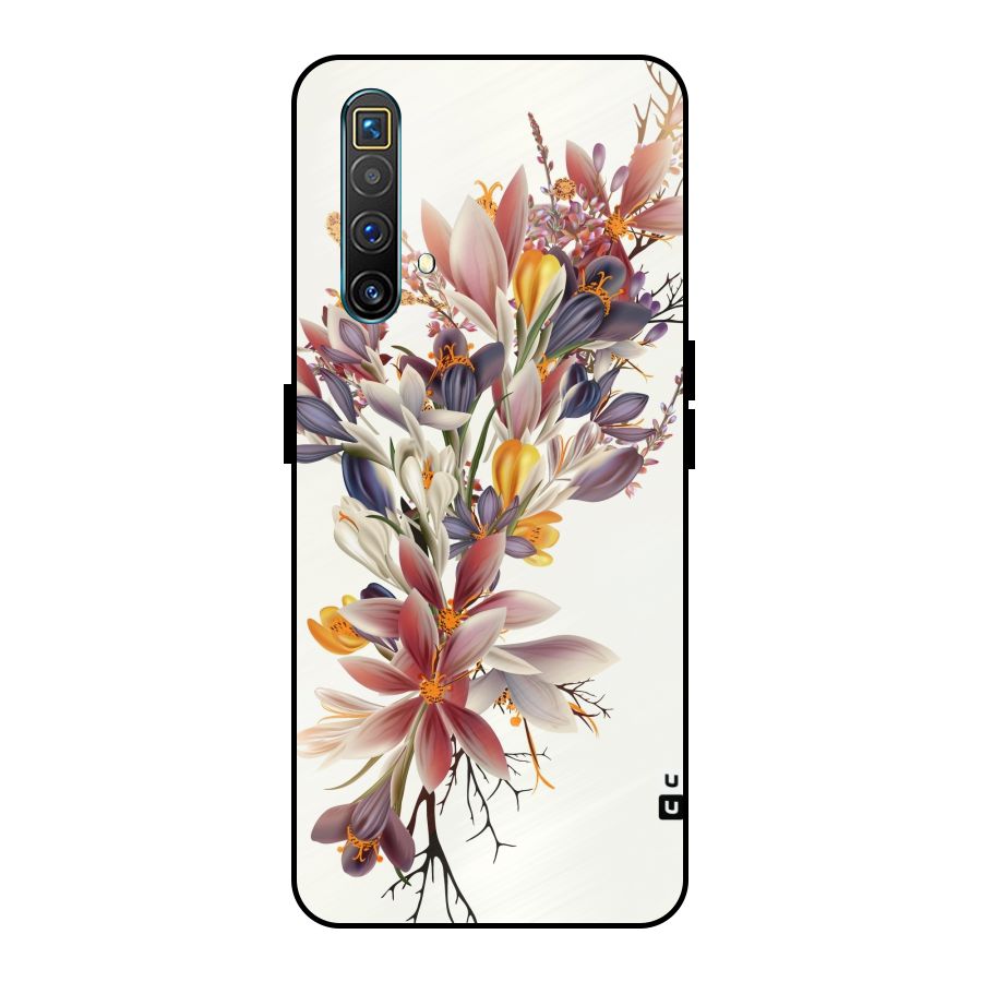 Floral Bouquet Metal Back Case for Realme X3