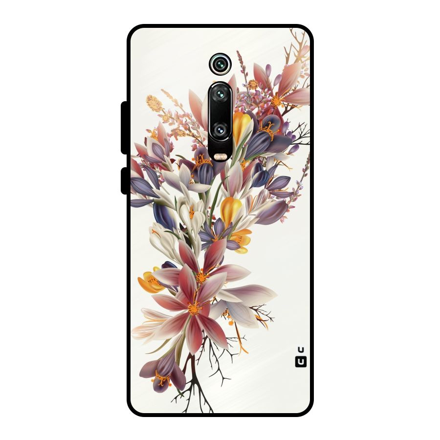 Floral Bouquet Metal Back Case for Redmi K20