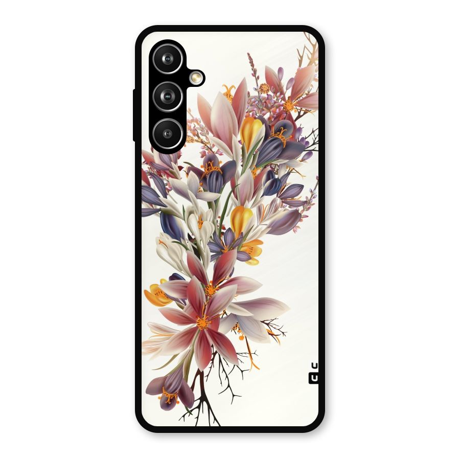 Floral Bouquet Metal Back Case for Samsung Galaxy M54