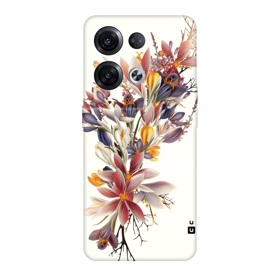 Floral Bouquet Original Polycarbonate Back Case for Oppo Reno8 Pro 5G