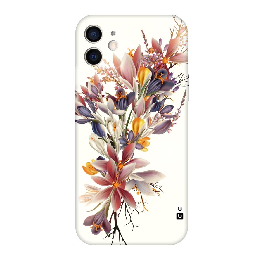 Floral Bouquet Original Polycarbonate Back Case for iPhone 12